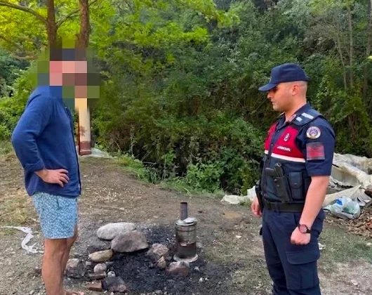Ormanda mangal yaktı cezası ağır oldu: İhbar sonrası ekipler harekete geçti
