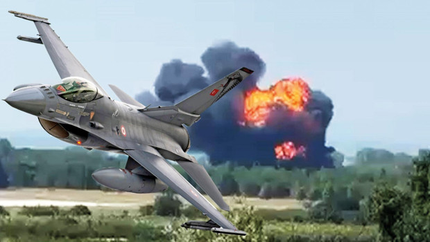 Yalova’da F-16 kazası… Pilot kurtuldu