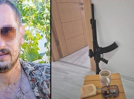 Çatalca’da uzun namlulu silah alarmı! Kendini eve kilitleyip ateş açtı