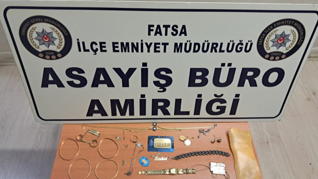 Ordu’da 1.2 milyon TL’lik altın hırsızlığı: 4 gözaltı