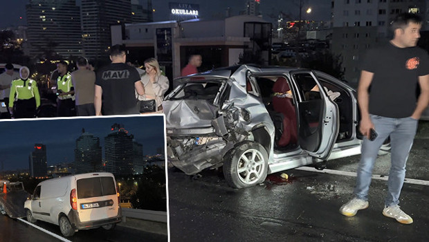 Esenyurt’ta 11 aracın karıştığı zincirleme kaza: 2’si ağır 6 yaralı