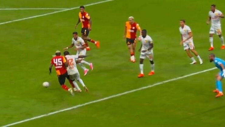 Rams Park’ta tartışmalı pozisyon! Galatasaray VAR’dan penaltı kazandı