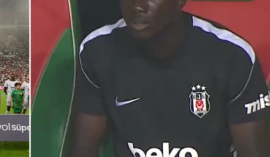 Amed Spor – Beşiktaş maçı bir anda durdu: Oyuncular şaşkınlıkla takip etti