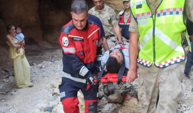 Tarihi tünelde 2 günlük esaret: Düşüp mahsur kalan genci jandarma buldu