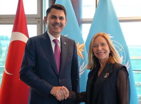 Bakan Kurum, Cenevre’de WMO Genel Sekreteri Saulo ile görüştü