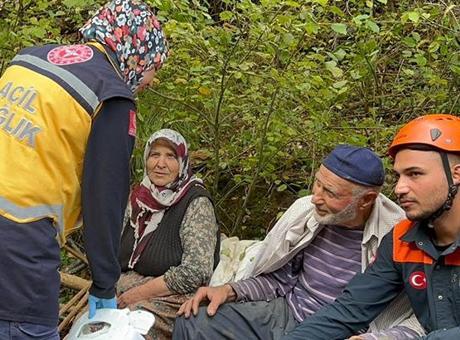 Konya’da ormanda kaybolan yaşlı çift 2 gün sonra bulundu