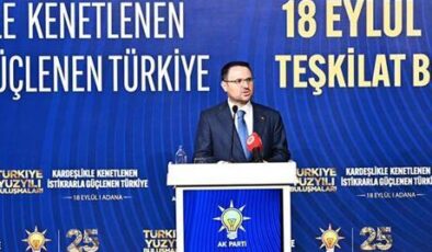Adalet Bakanı Akın Gürlek, Adana’da AK Parti Teşkilat Buluşması’nda konuştu