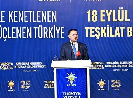Adalet Bakanı Akın Gürlek, Adana’da AK Parti Teşkilat Buluşması’nda konuştu