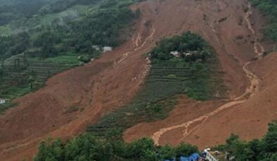 Çin’de heyelan felaketi! 5 kişi kayboldu, arama kurtarma çalışmaları sürüyor