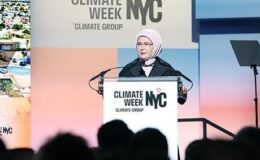 Emine Erdoğan New York İklim Haftası açılışında konuştu: Doğayla ilişkimizi yeniden ölçü ve adalet üzerine kurmalıyız