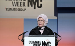 Emine Erdoğan, New York İklim Haftası açılışında konuştu