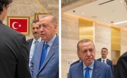 Cumhurbaşkanı Erdoğan Türkevi’nde Cedi Osman ile bir araya geldi: Seni de bizim takıma alırız