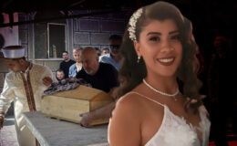 Tabut küçük acı büyük! Cansu öğretmenden sonra bebeği hayatını kaybetmişti: Minik Umay, annesinin yanına defnedildi