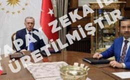 Yapay zeka görselli paylaşıma gözaltı! Cumhurbaşkanı Erdoğan ve Bakan Gürlek’in yanına kendisini ekledi