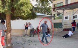 Nefes kesen tatbikat gerçeği aratmadı: Mahalle muhtarı olaya müdahale etmeye çalıştı