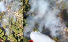 Antalya’da orman yangını! Havadan ve karadan müdahale ediliyor