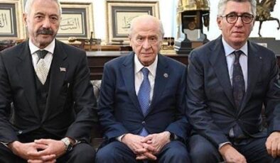 MHP Genel Başkanı Bahçeli, Sarallar ve Şahinler aileleri ile buluştu
