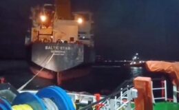 Çanakkale Boğazı’nda arızalanan ‘Baltic Star’ isimli tanker güvenli bölgeye demirletildi