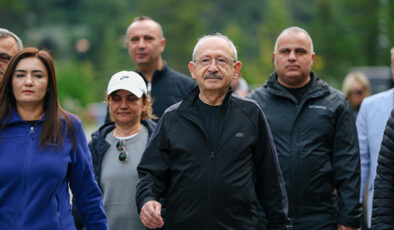 Kılıçdaroğlu, Abant Gölü Milli Parkı’nda sabah yürüyüşü yaptı