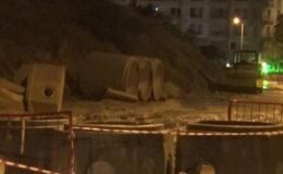 Ankara’da gece saatlerinde şiddetli yağmur! Binaları su bastı