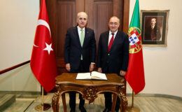 TBMM Başkanı Kurtulmuş, Lizbon Büyükelçiliği’ni ziyaret etti