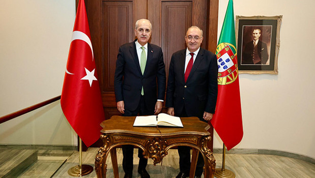 TBMM Başkanı Kurtulmuş, Lizbon Büyükelçiliği’ni ziyaret etti