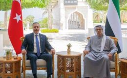 Dışişleri Bakanı Hakan Fidan, BAE Devlet Başkanı Al Nahyan tarafından kabul edildi
