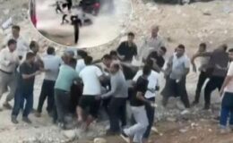 Diyarbakır’da meydan savaşı gibi kavga! Araçla kalabalığın arasına daldı