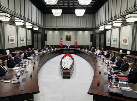 MGK, Cumhurbaşkanı Erdoğan başkanlığında toplandı
