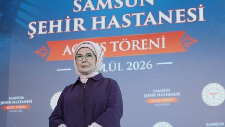 Emine Erdoğan’dan Samsun Şehir Hastanesi Açılış Töreni’ne ilişkin paylaşım