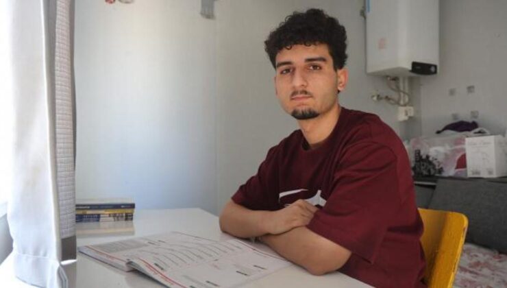 Perdeyle ikiye bölünen 18 metrekarelik konteynerde tıp kazandı