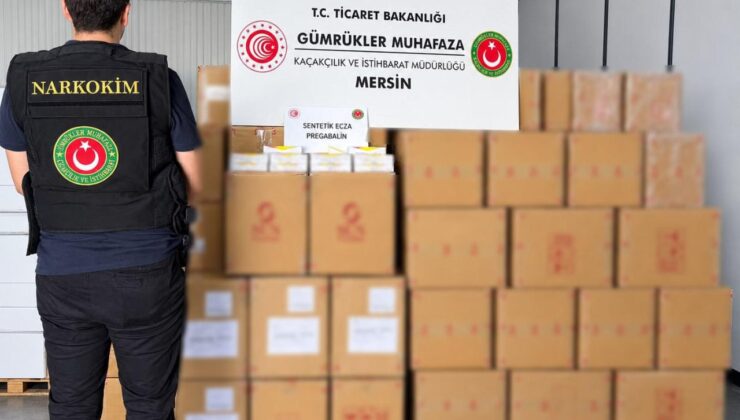 Mersin’de ele geçirildi: Tam 1 ton 716 kilogram