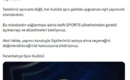 Fenerbahçe’den yayıncı kuruluşa Okan Buruk tepkisi!