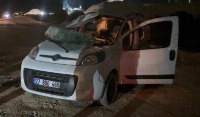 Gaziantep’te 7 kişinin can verdiği yolda yeni bir kaza oldu: Yaralılar var