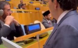 BM Genel Kurulu’nda provokatif eylem: Bunu alın götürün