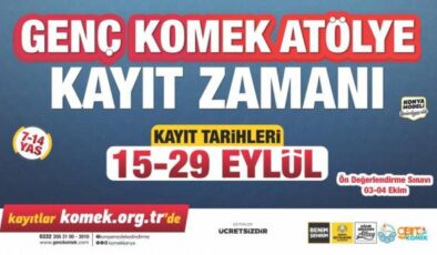 Konya’da çocuklar için yeni dönem başlıyor! Genç KOMEK’te kayıtlar açıldı