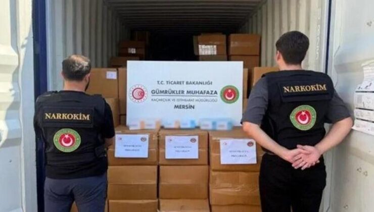 Mersin’de büyük operasyon! Tam 1,7 ton