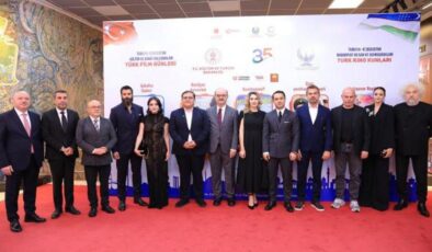 Özbekistan’da Türk sineması rüzgarı esti! Taşkent’te Türk sanatçılara yoğun ilgi