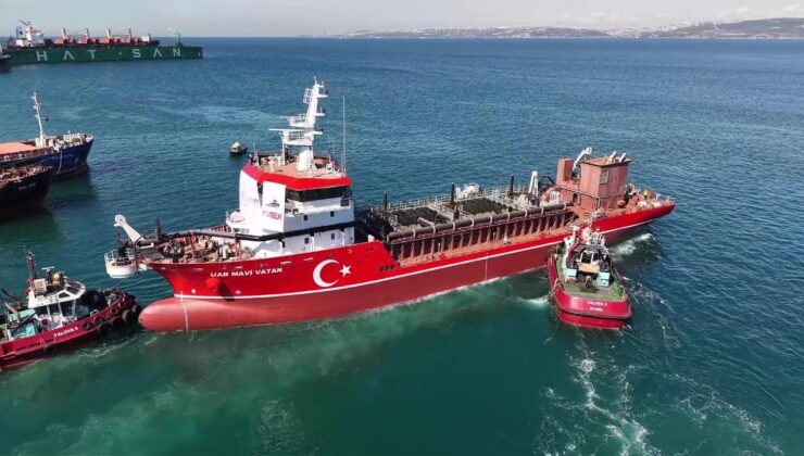 Türkiye’nin ilk yerli ve milli tarama gemisi suya indi