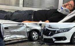 Ünlü oyuncu eşiyle trafik kazası geçirdi!