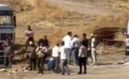 Üzerine inşaat malzemesi düşen işçi ağır yaralandı