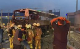 Eyüpsultan’da otobüs alev alev yandı: 2 ölü, 4 yaralı