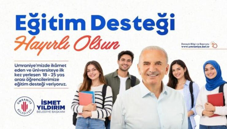 Ümraniye Belediyesi’nden üniversiteli gençlere 20 bin TL eğitim desteği