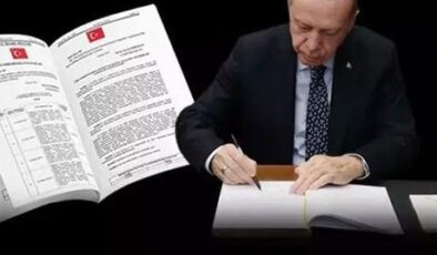 Cumhurbaşkanlığı tarafından yapılan atamalar Resmi Gazete’de