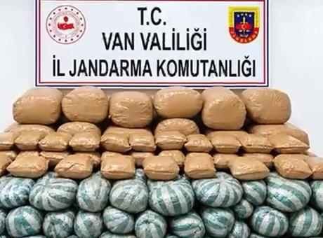 Van’da operasyon! 517 kilo uyuşturucu madde ele geçirildi