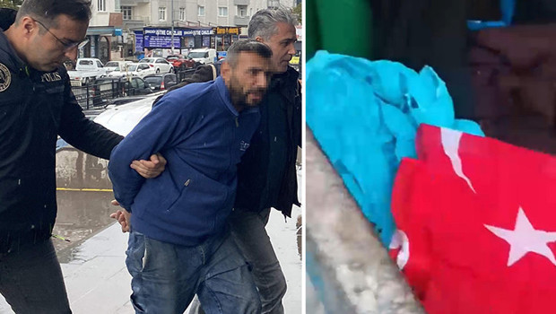 ‘Vatan hainleri’ diye tepki göstermişti: Çöpteki bayrak olayında kaydı alan kişinin oyunu ortaya çıktı