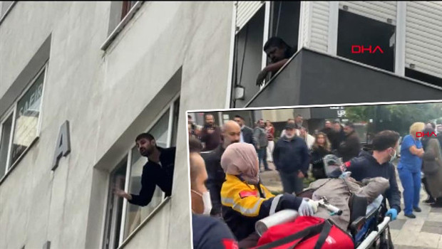 Kadıköy’de 8 katlı binada yangın: Mahsur kalanlar var