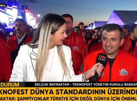 Selçuk Bayraktar TEKNOFEST Şanlıurfa’da CNN Türk’e konuştu: Dünya standardının üzerinde!