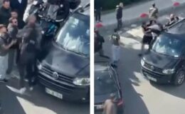 Bayrampaşa’da sürücülerin yol kavgası: Kafa atıp tekme ve yumruklarla saldırdı!