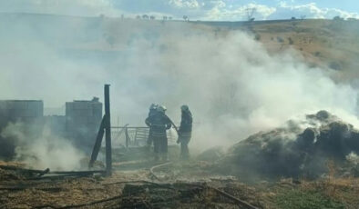 Kütahya’da ahırda yangın, 1 kişi hayatını kaybetti